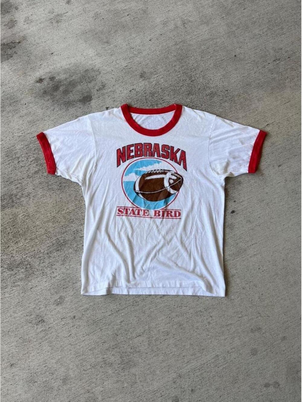 80s Nebraska State Bird Ringer Teer